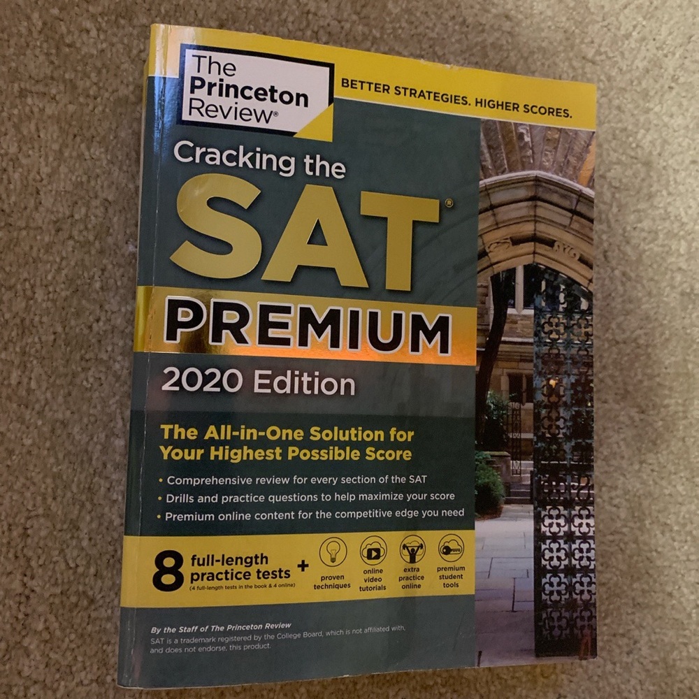 SAT prep book